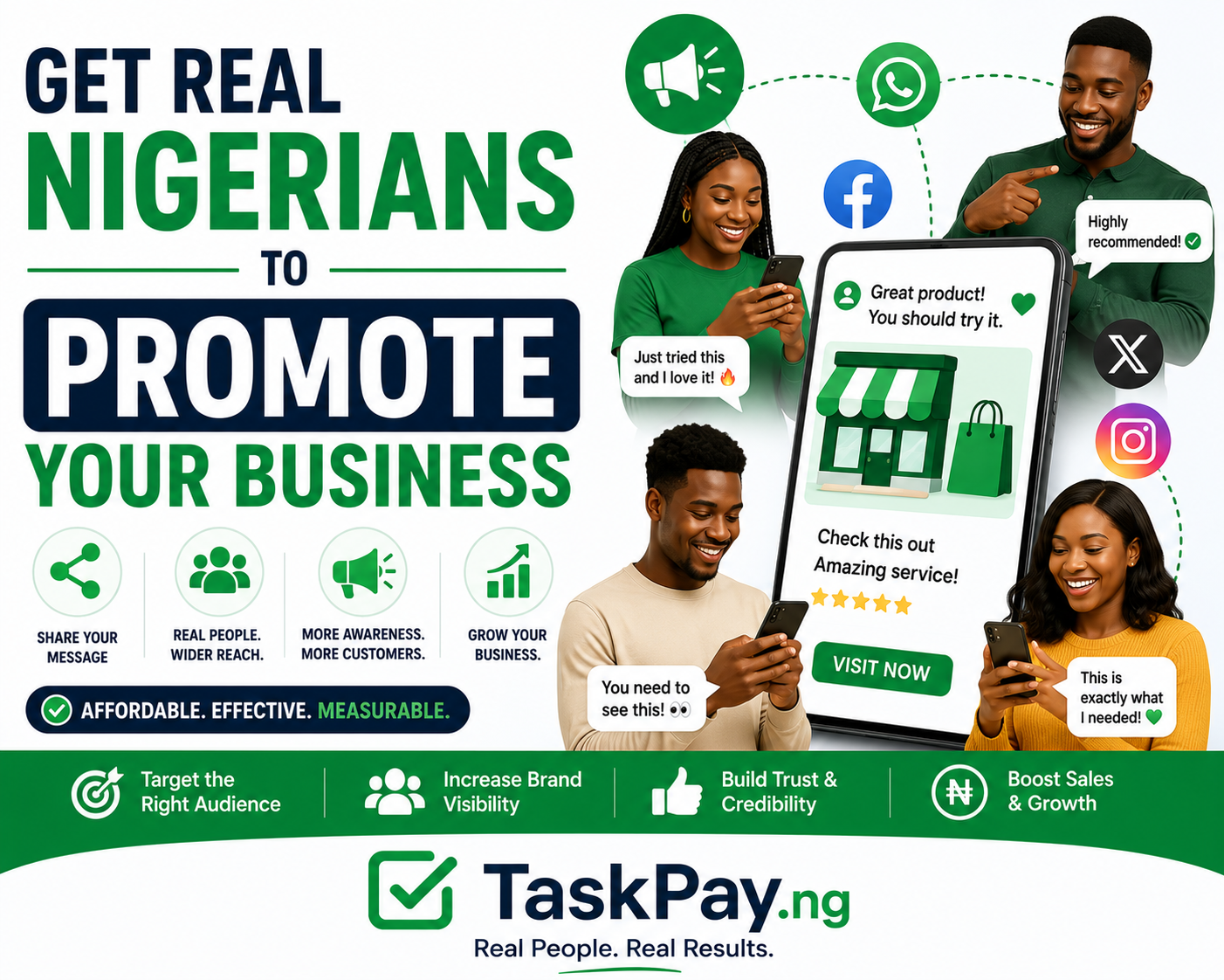 How to Get Real Nigerians to Promote Your Business Online.